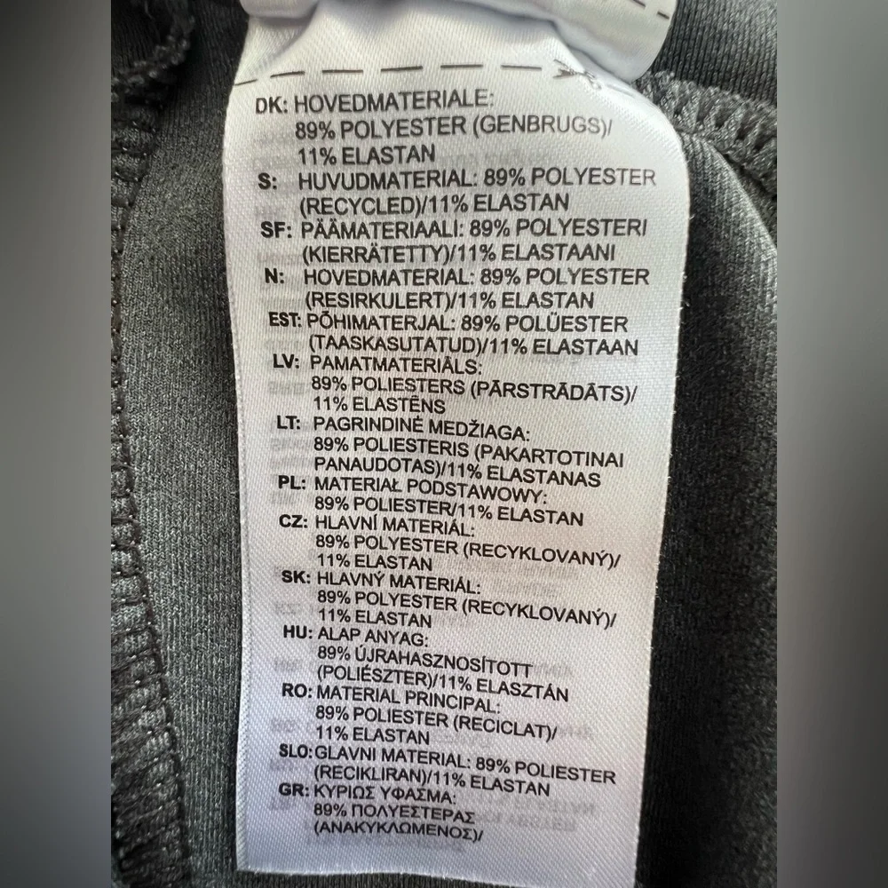 Adidas Aeroready 3-Stripes 7/8 High Rise Leggings Gray No signs of Wear Sz 2X - Picture 5 of 7